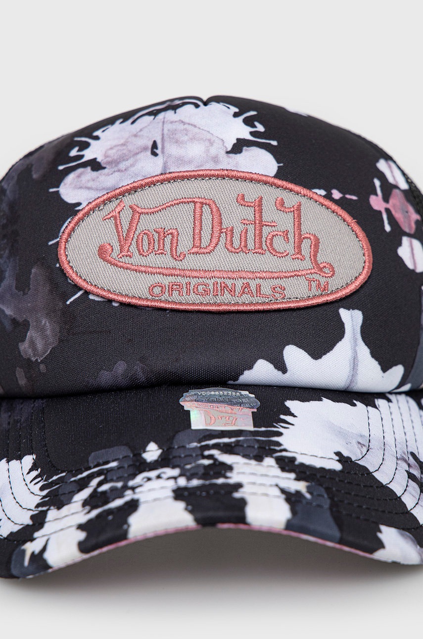 

Кепка Von Dutch цвет чёрный узор
