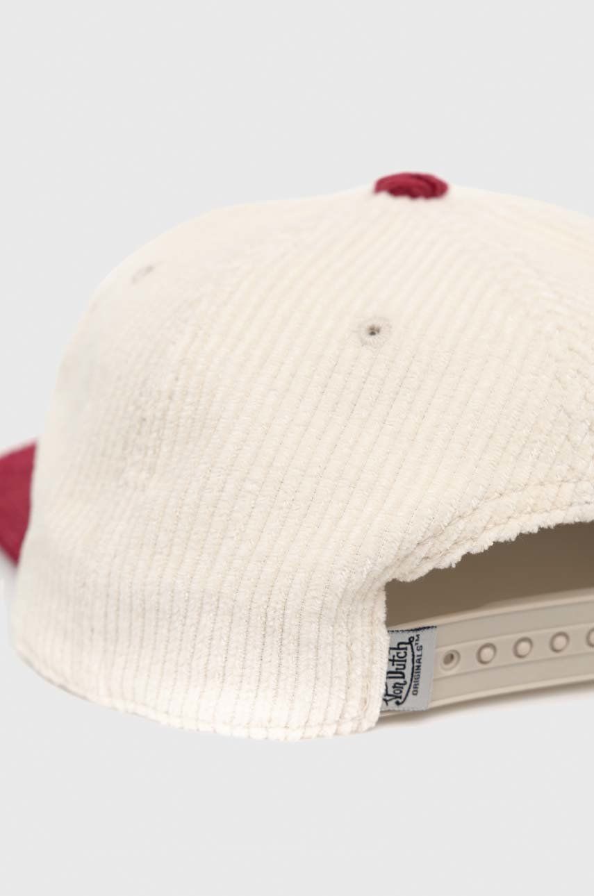 Von Dutch șapcă De Baseball Din Bumbac Culoarea Rosu, Cu Imprimeu