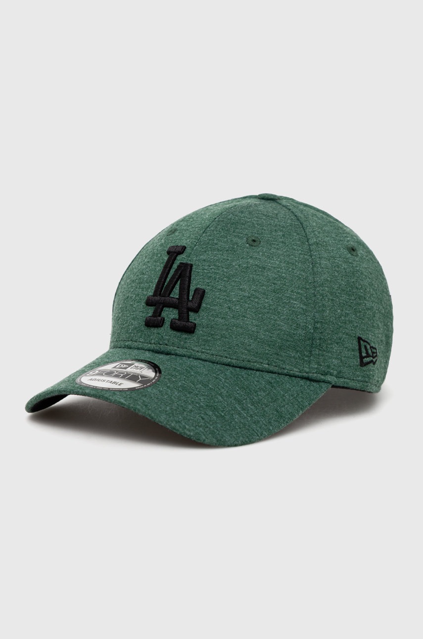 

Шапка с козирка New Era в зелено с апликация, Зелен