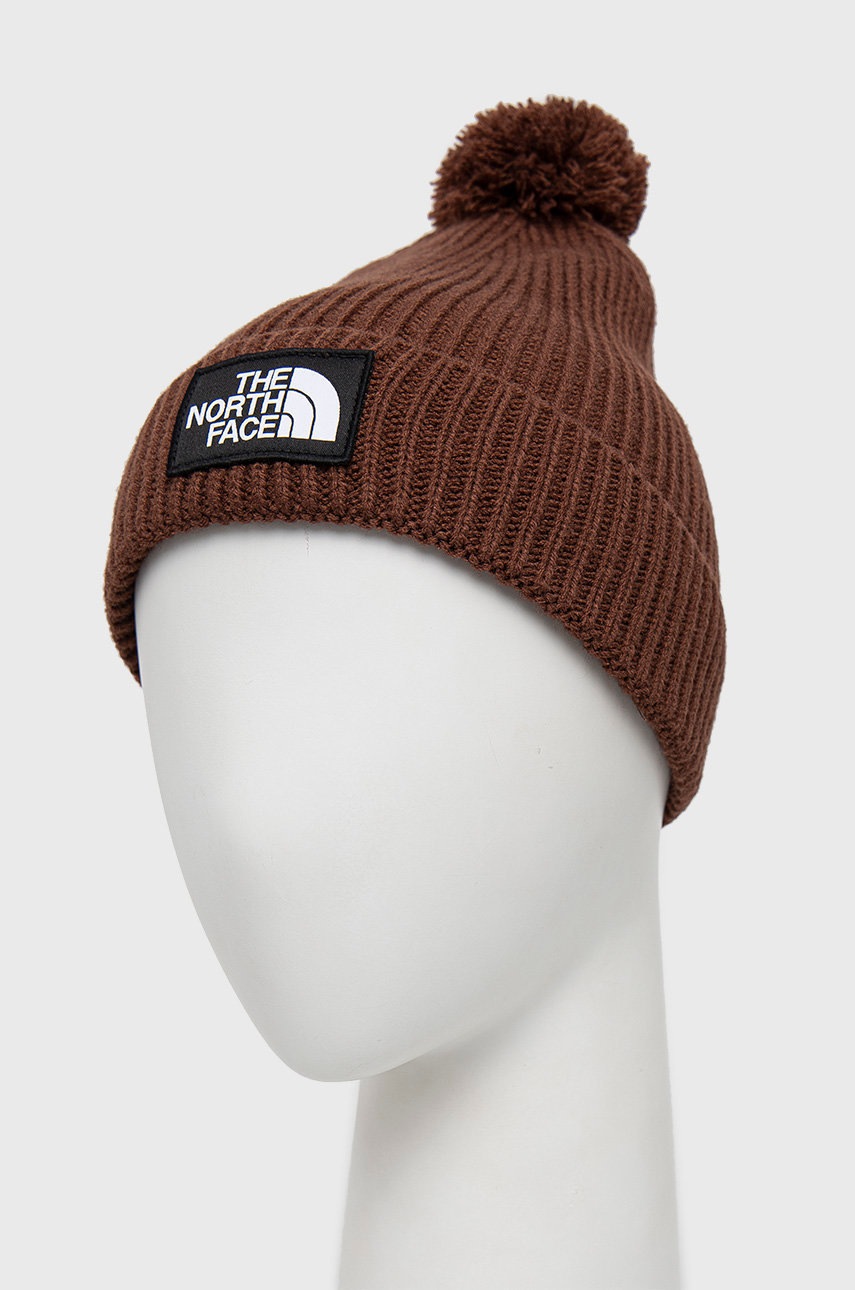 

Шапка The North Face колір коричневий