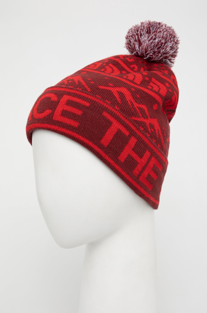 

Шапка The North Face Ski Tuke колір червоний