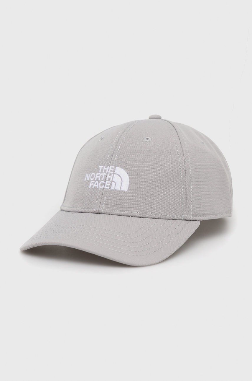The north face sapca 66 classic culoarea gri, cu imprimeu
