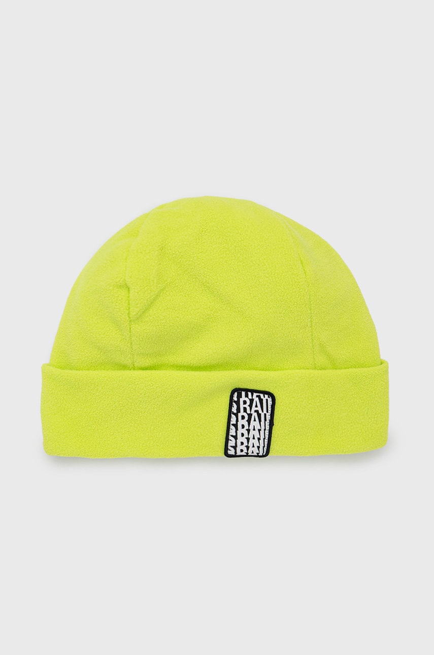 Rains czapka 20020 Fleece Beanie kolor zielony