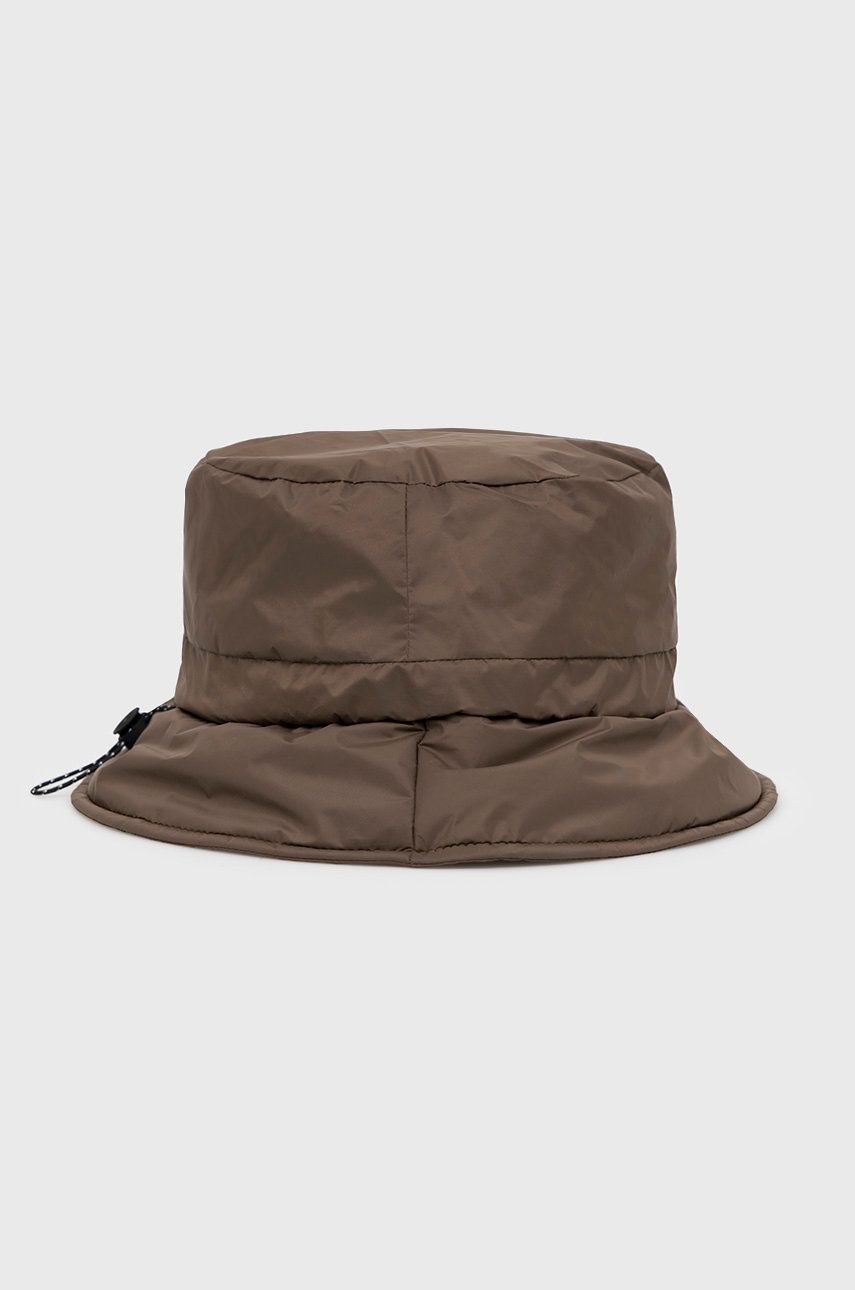 Rains kapelusz 20040 Padded Nylon Bucket Hat kolor brązowy