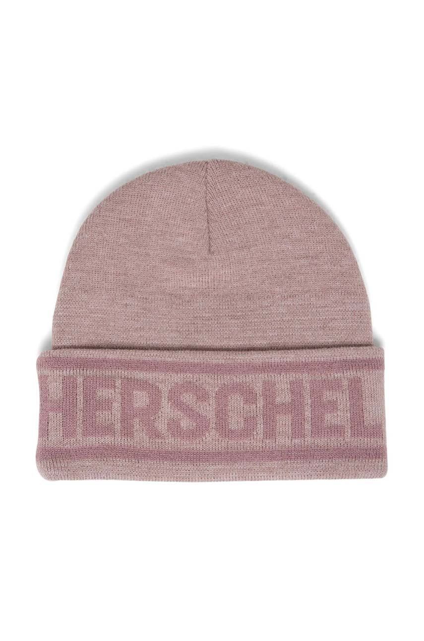 Čepice Herschel růžová barva,
