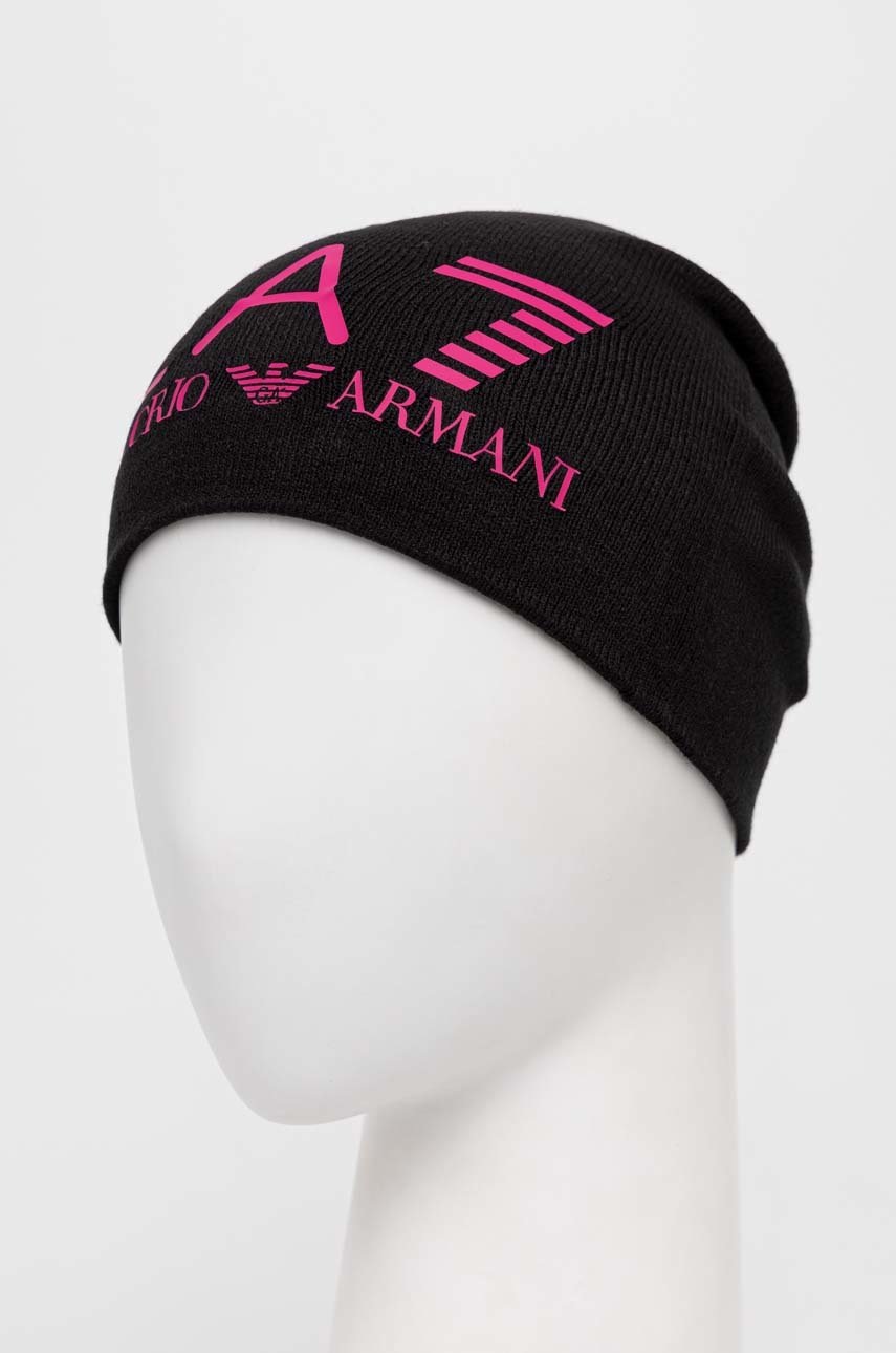 

Шапка EA7 Emporio Armani цвет чёрный