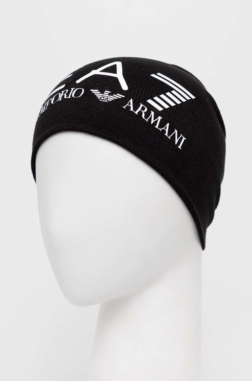 

Шапка EA7 Emporio Armani цвет чёрный