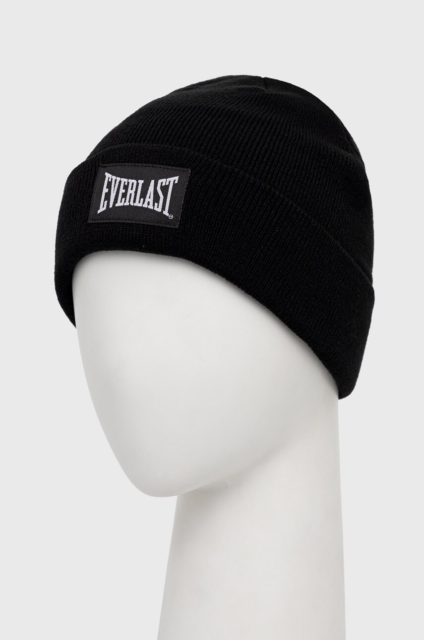 

Шапка Everlast цвет чёрный из толстого трикотажа