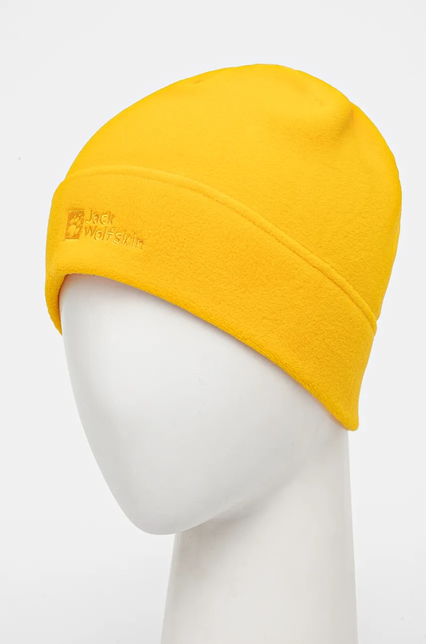 

Шапка Jack Wolfskin Real Stuff в оранжево с фина плетка 1909852, Жълт