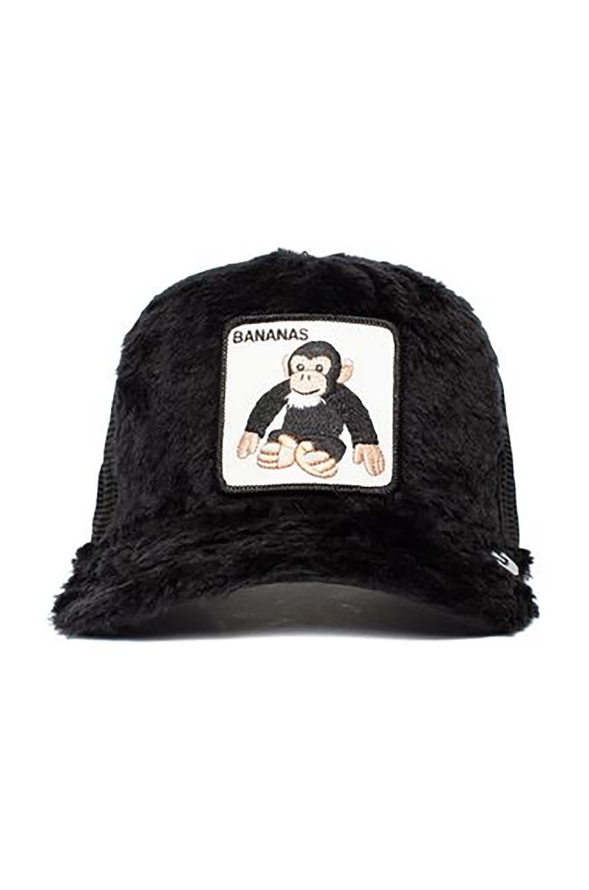

Кепка Goorin Bros колір чорний з аплікацією