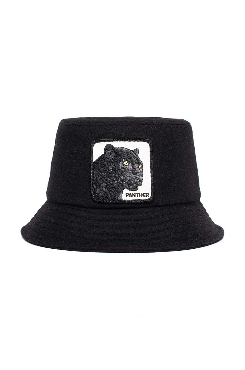 Goorin Bros kapelusz kolor czarny wełniany