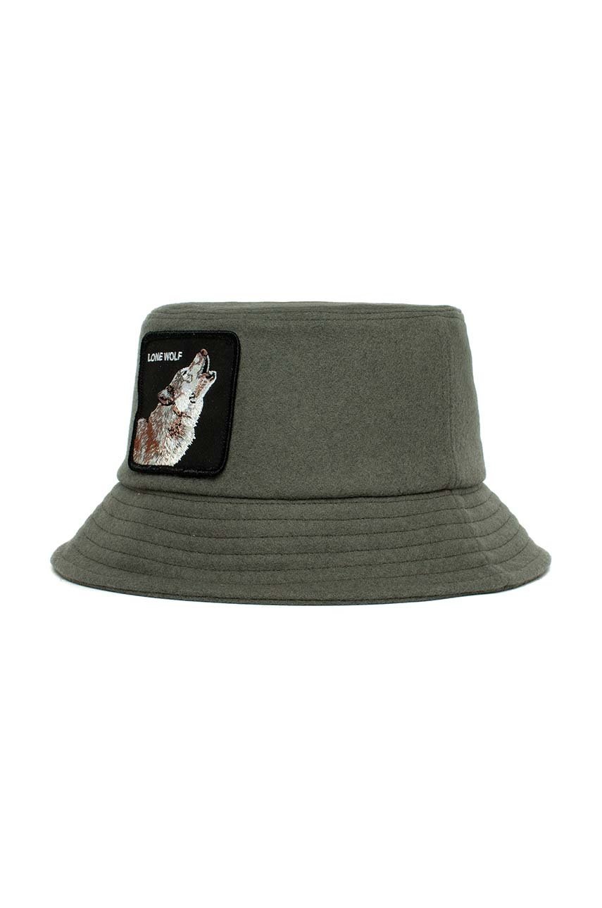 Καπέλο Goorin Bros Wolf Heat χρώμα: πράσινο φωτογραφία