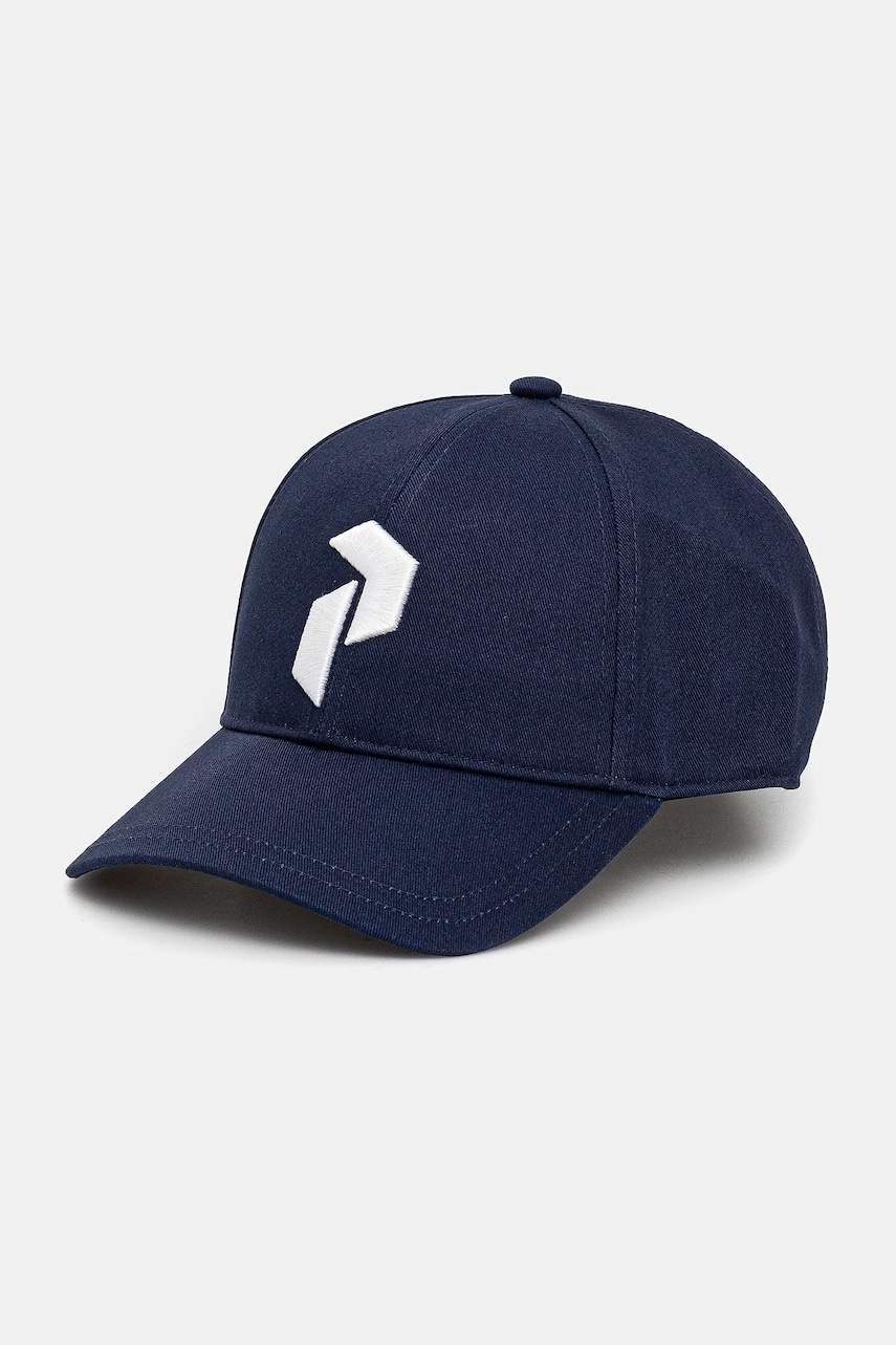 Peak Performance șapcă de baseball din bumbac culoarea albastru marin, cu imprimeu Peak Performance șapcă de baseball din bumbac culoarea albastru marin, cu imprimeu