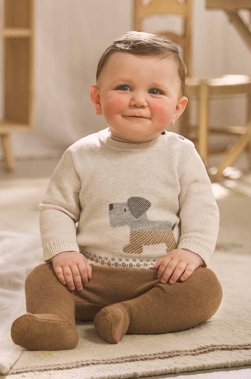 

Комплект за бебета Mayoral Newborn в кафяво, Кафяв