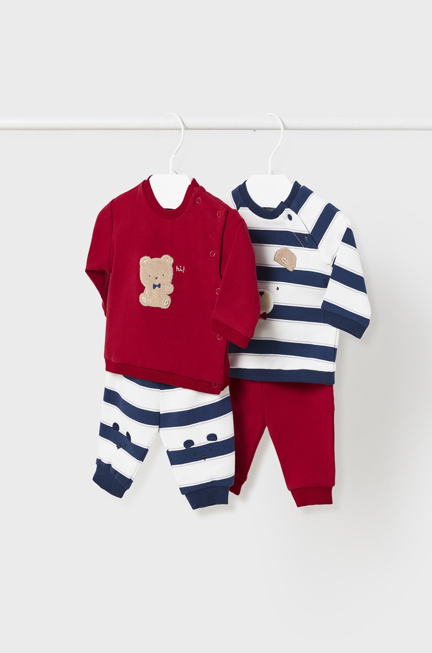 

Дитячий спортивний костюм Mayoral Newborn колір червоний