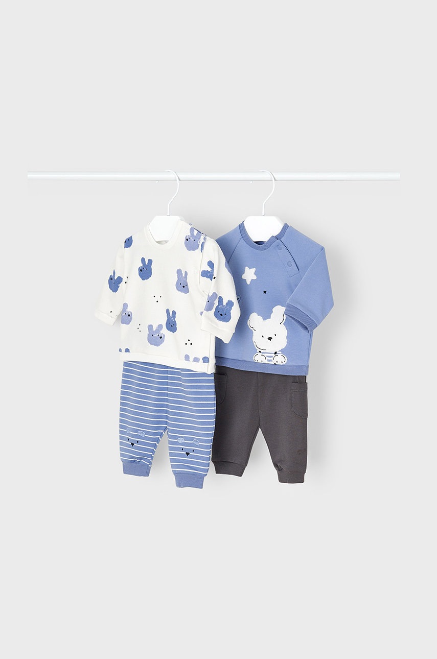 

Дитячий спортивний костюм Mayoral Newborn колір фіолетовий