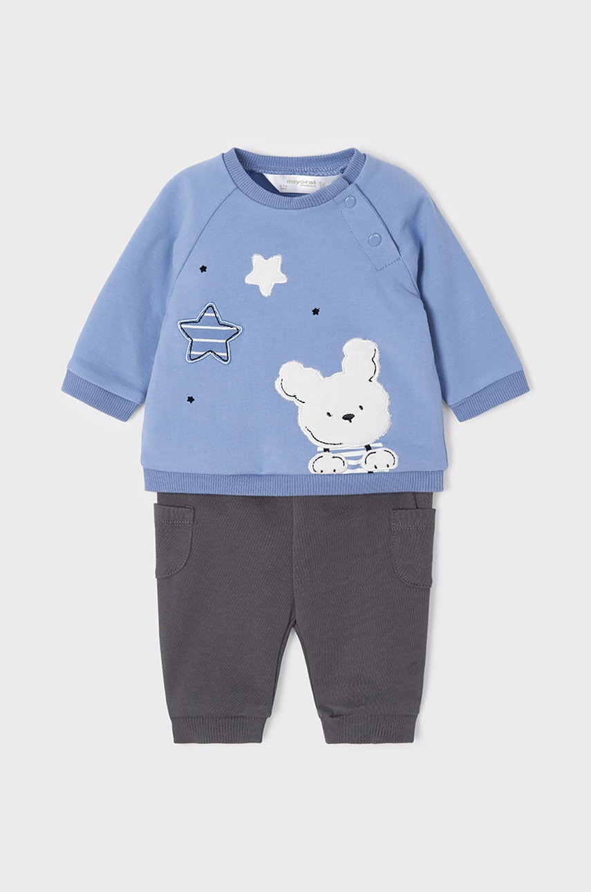 

Дитячий спортивний костюм Mayoral Newborn колір фіолетовий