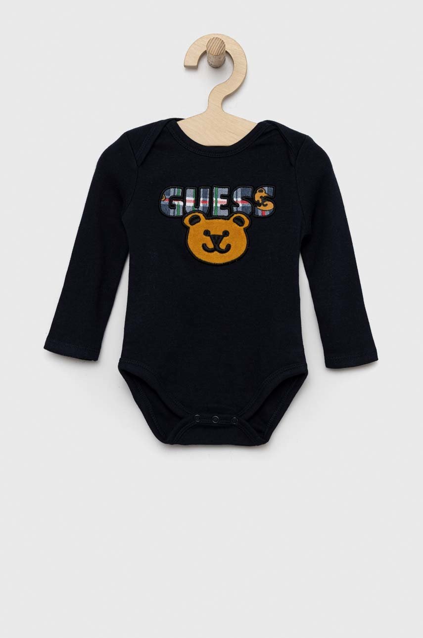 

Дитячий бавовняний комплект Guess колір синій