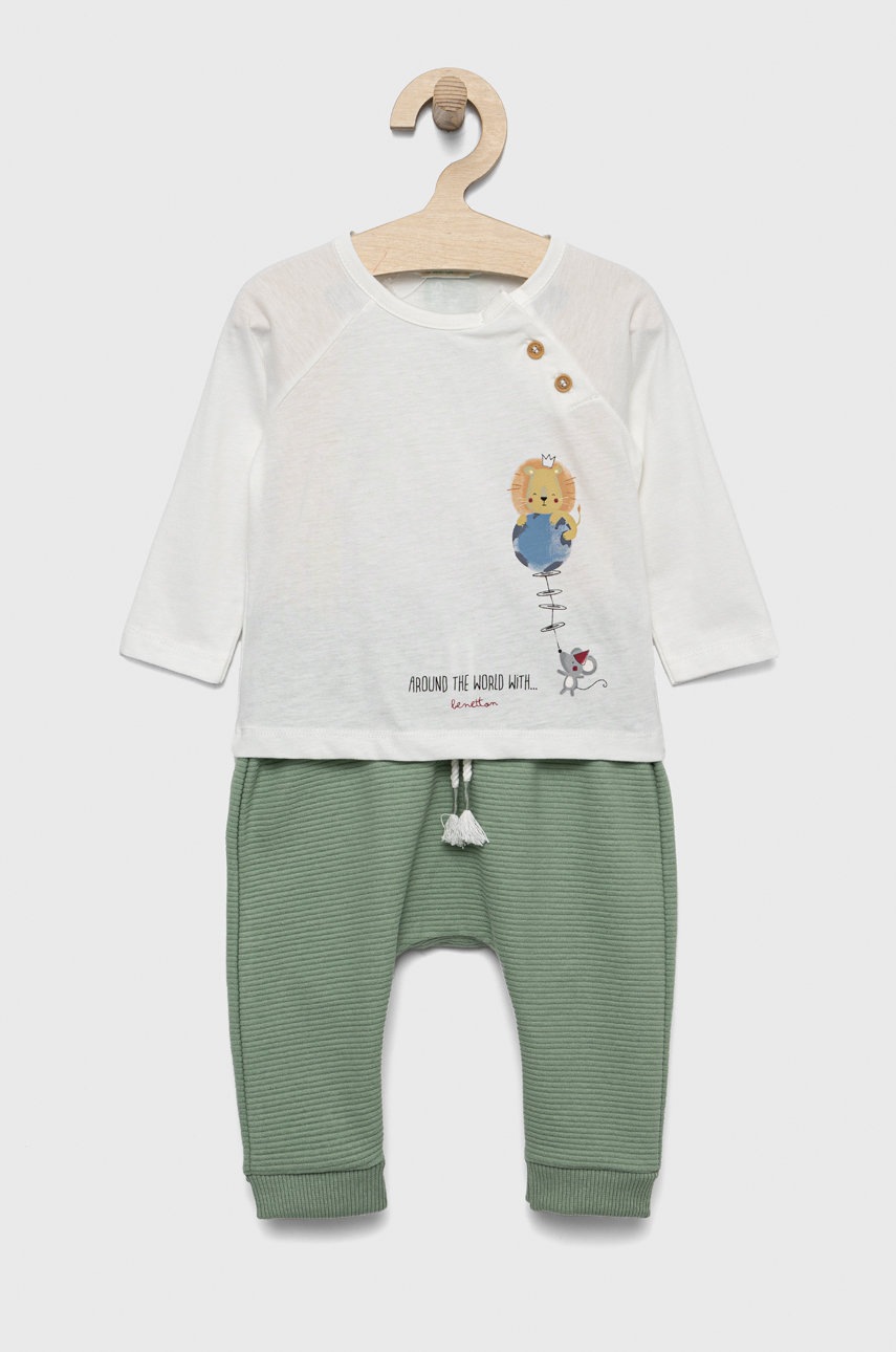 

Детский комплект United Colors of Benetton цвет зелёный