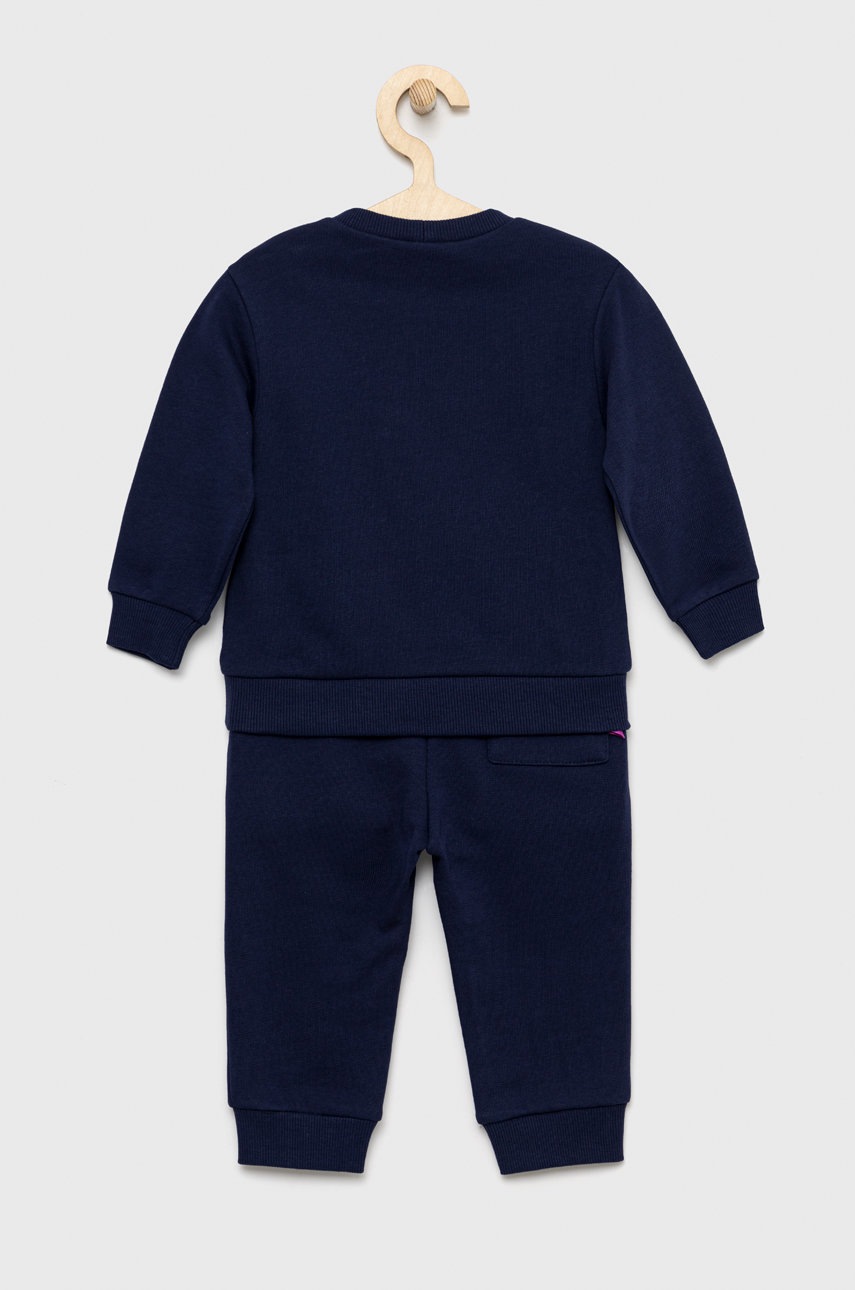 

Детский хлопковый спортивный костюм United Colors of Benetton цвет синий