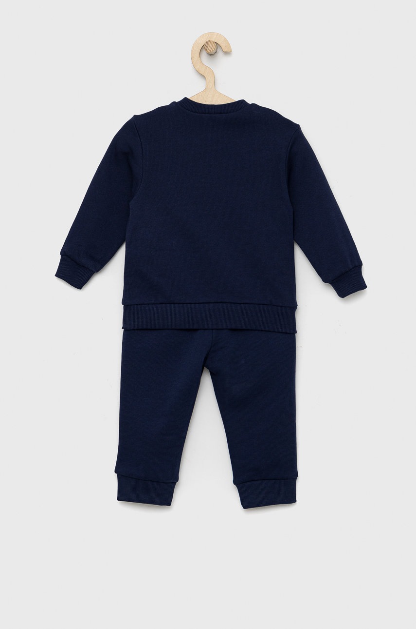 

Дитячий бавовняний спортивний костюм United Colors of Benetton колір синій
