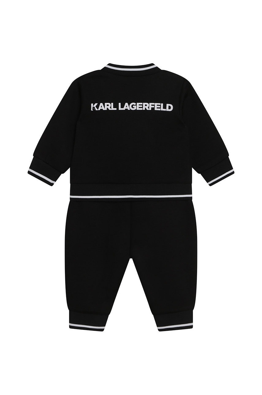 

Дитячі повзунки Karl Lagerfeld колір чорний