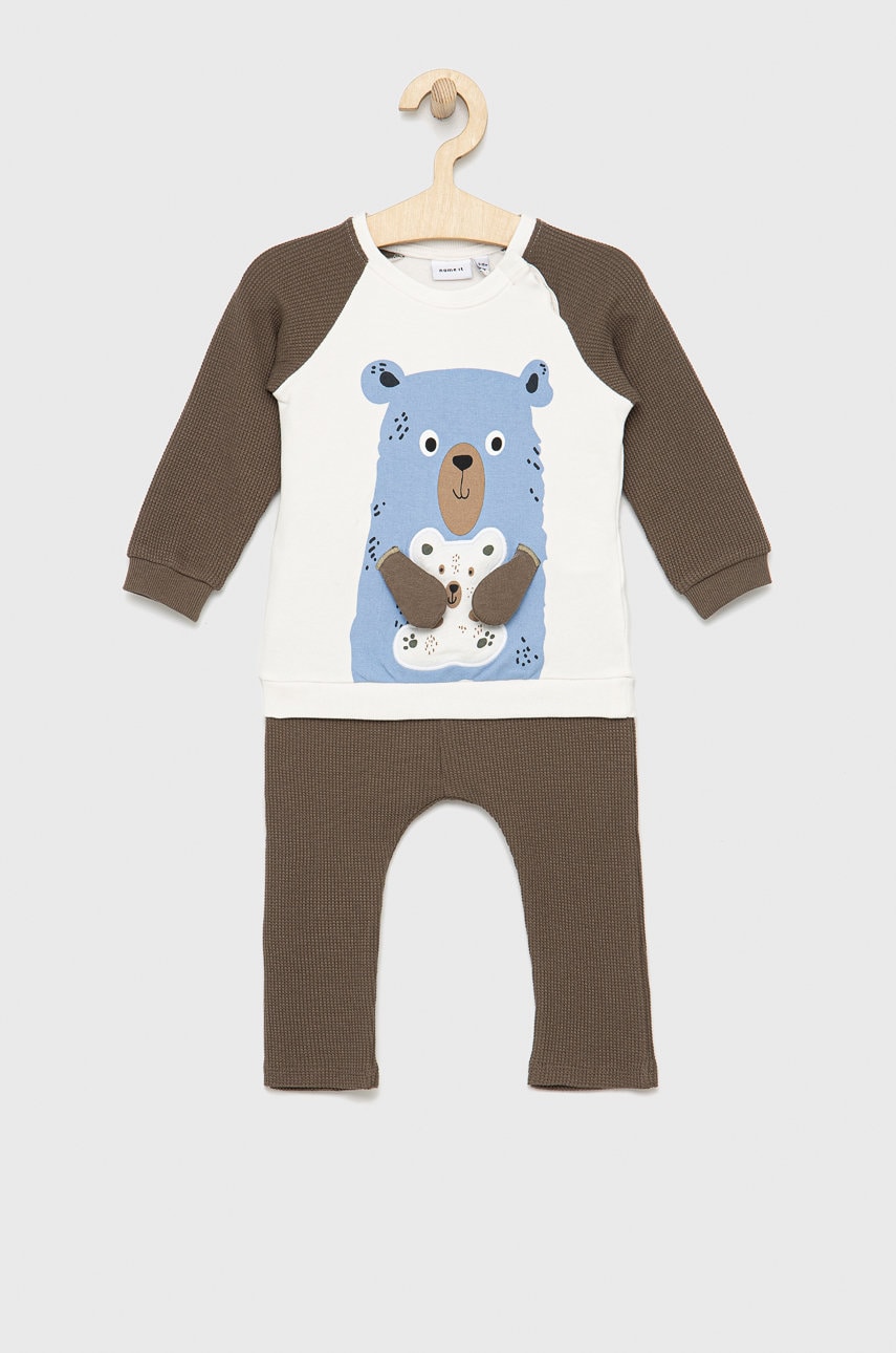Name It compleu bebe culoarea maro