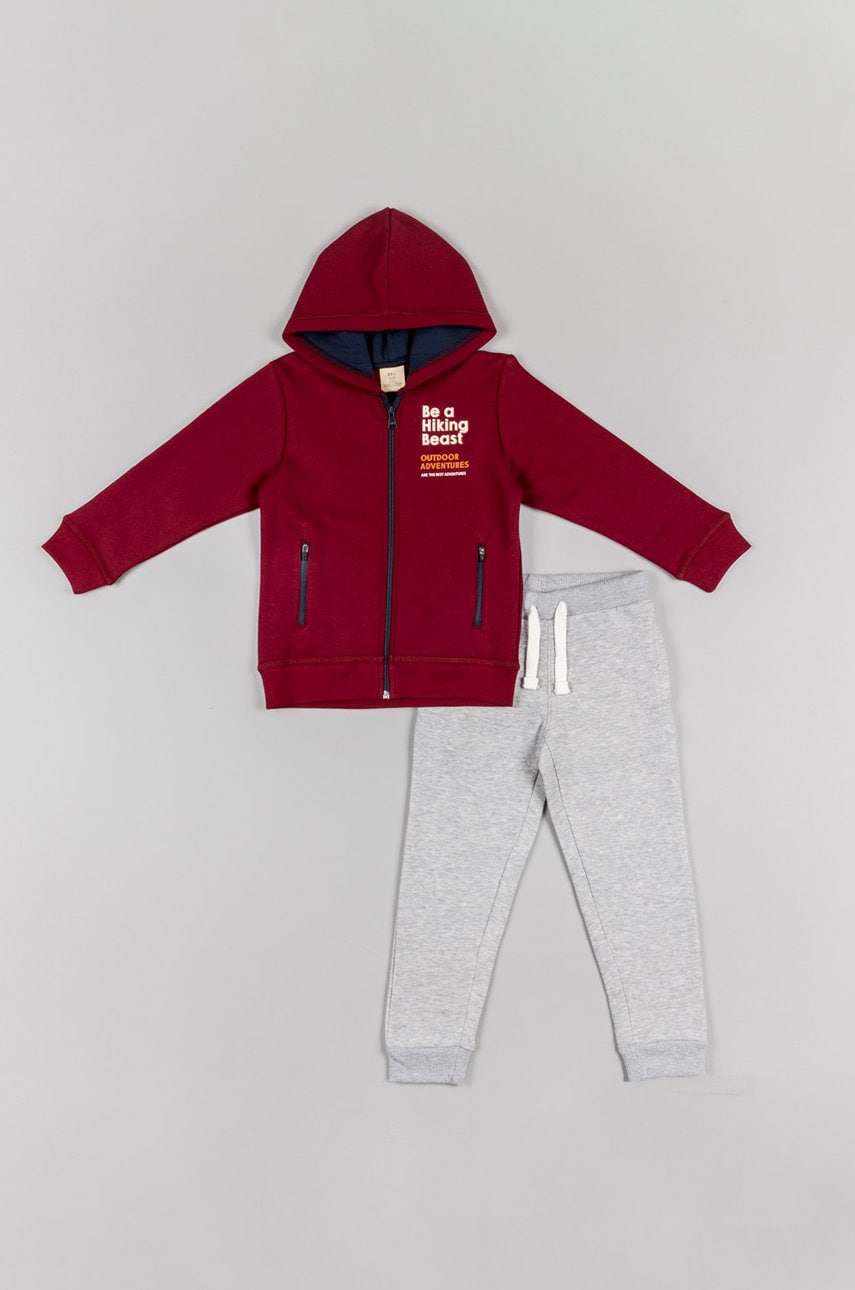 Zippy compleu copii culoarea bordo