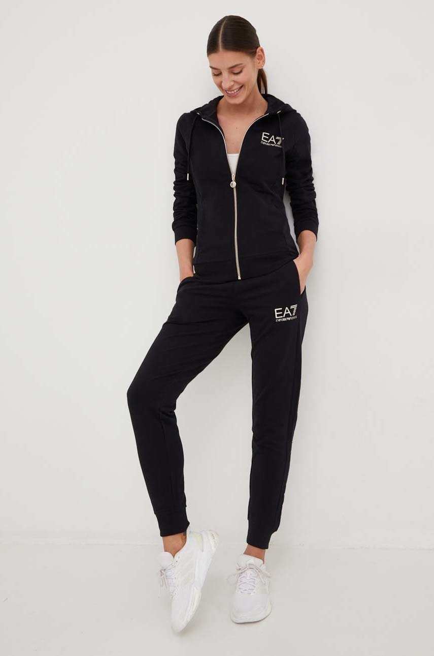 

Спортивний костюм EA7 Emporio Armani жіночий колір чорний
