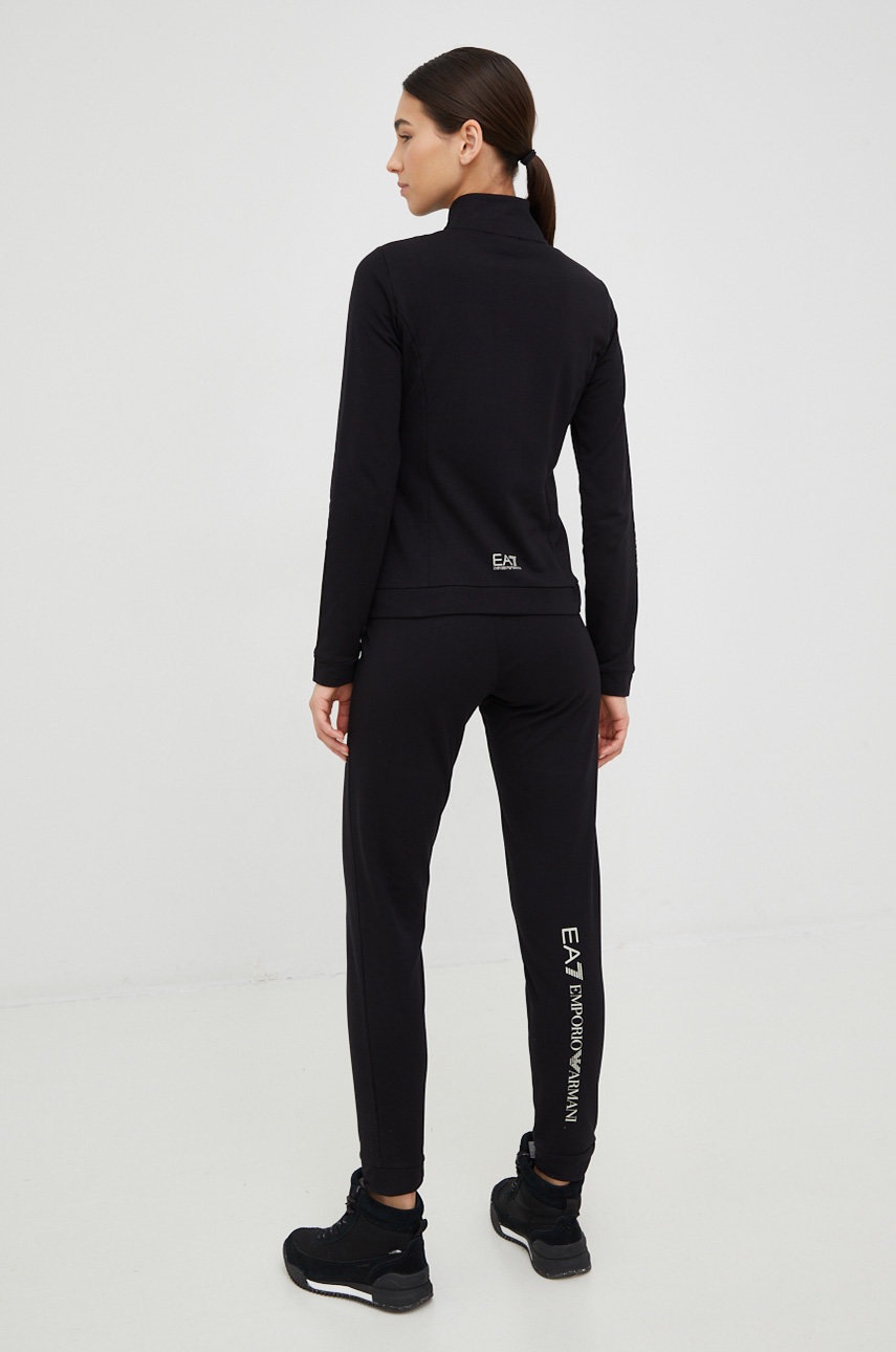 

Анцуг EA7 Emporio Armani дамски в черно, Черен