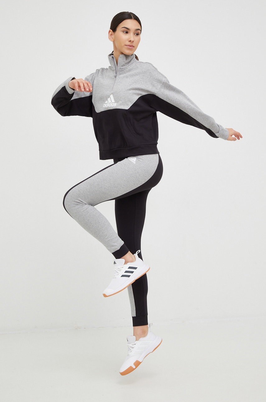 

Анцуг adidas Performance дамски в сиво, Сив