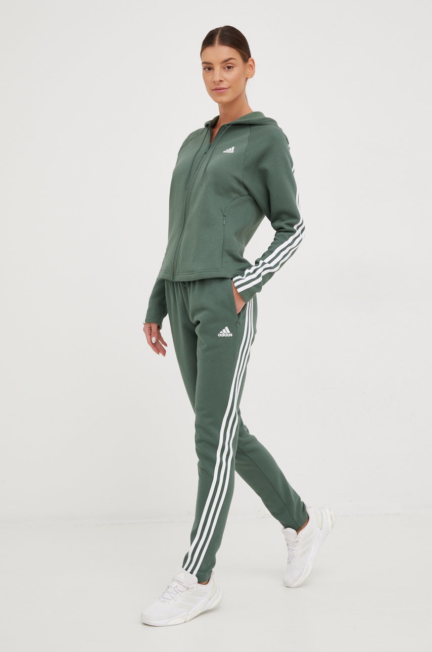 

Комплект adidas Performance дамски в зелено, Зелен
