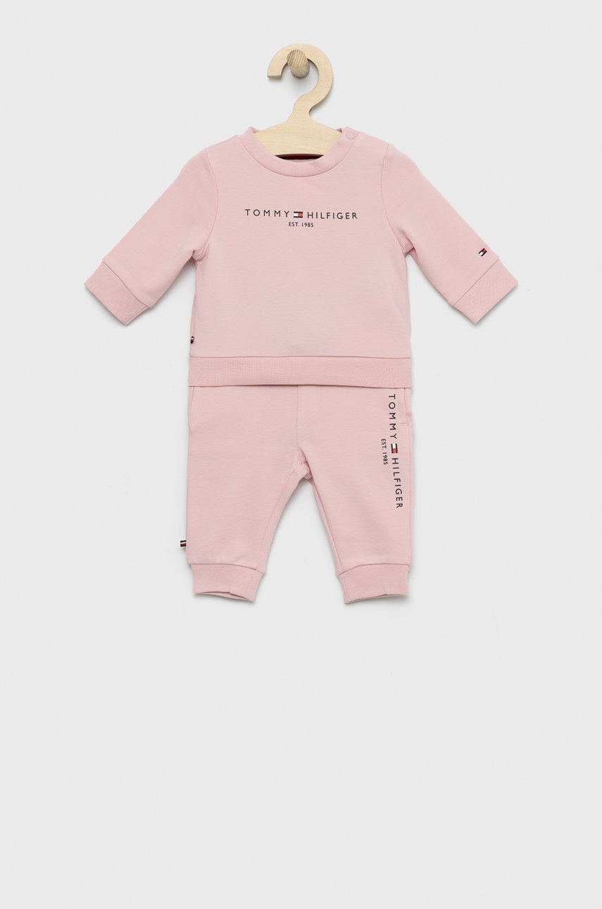 

Детски комплект Tommy Hilfiger в розово, Розов