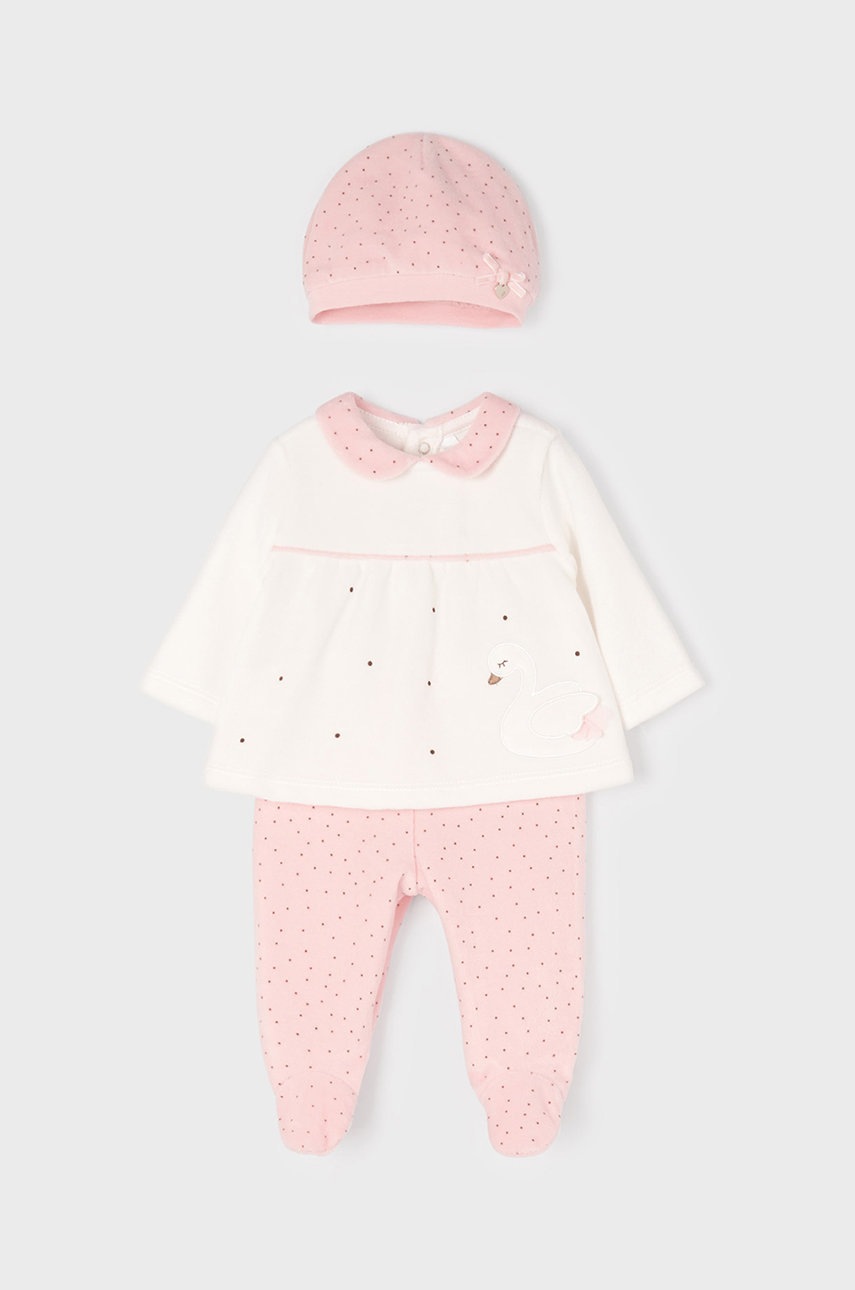 

Комплект для немовлят Mayoral Newborn колір рожевий