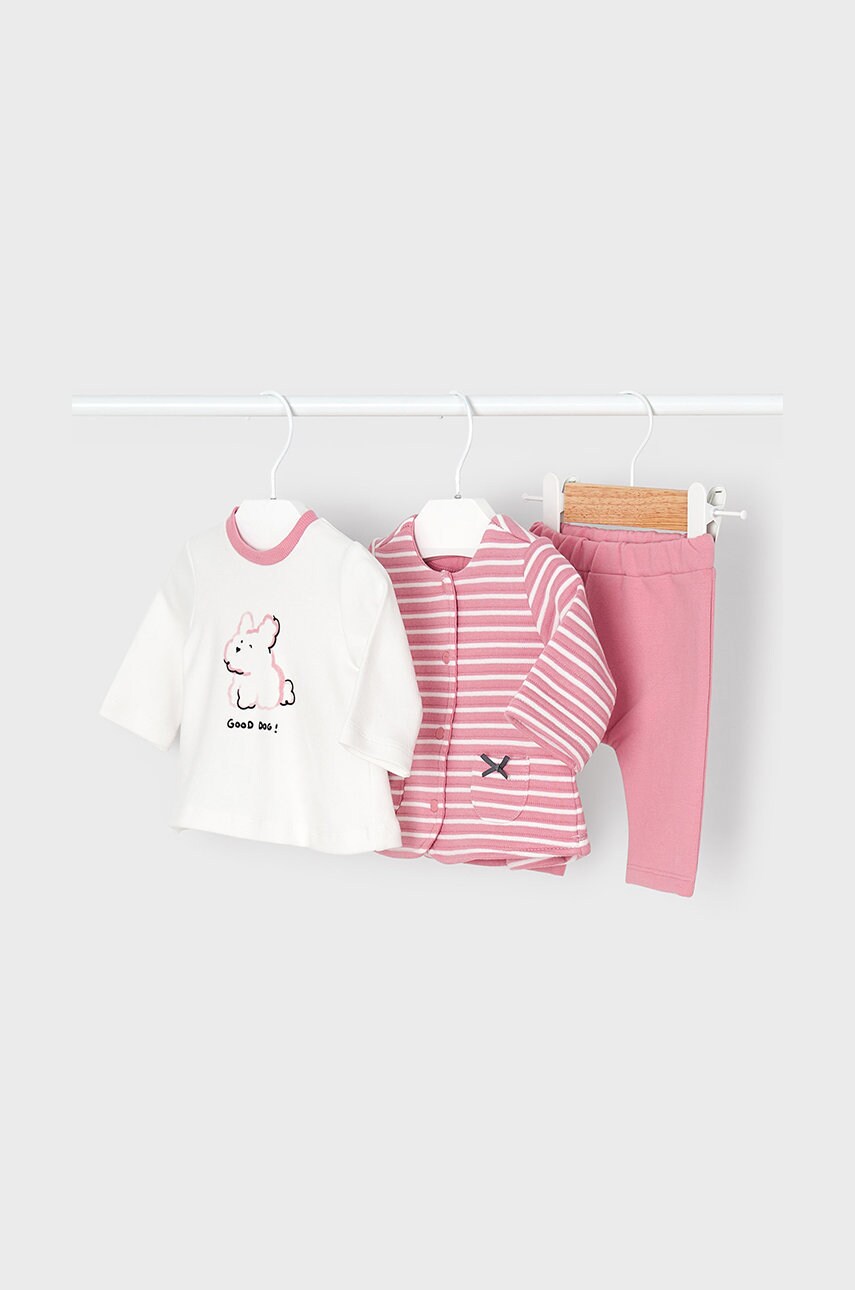 

Дитячий комплект Mayoral Newborn колір рожевий