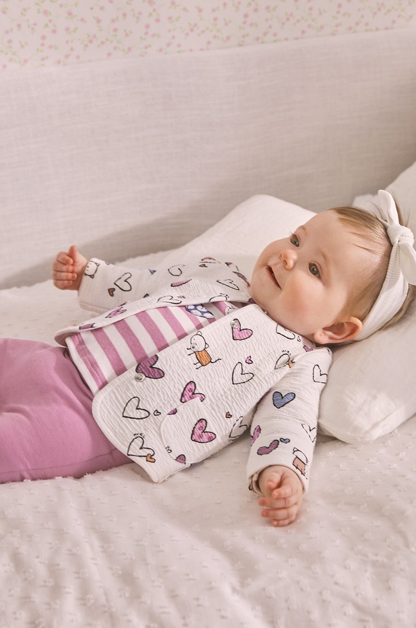 

Детски комплект Mayoral Newborn в лилаво, Виолетов