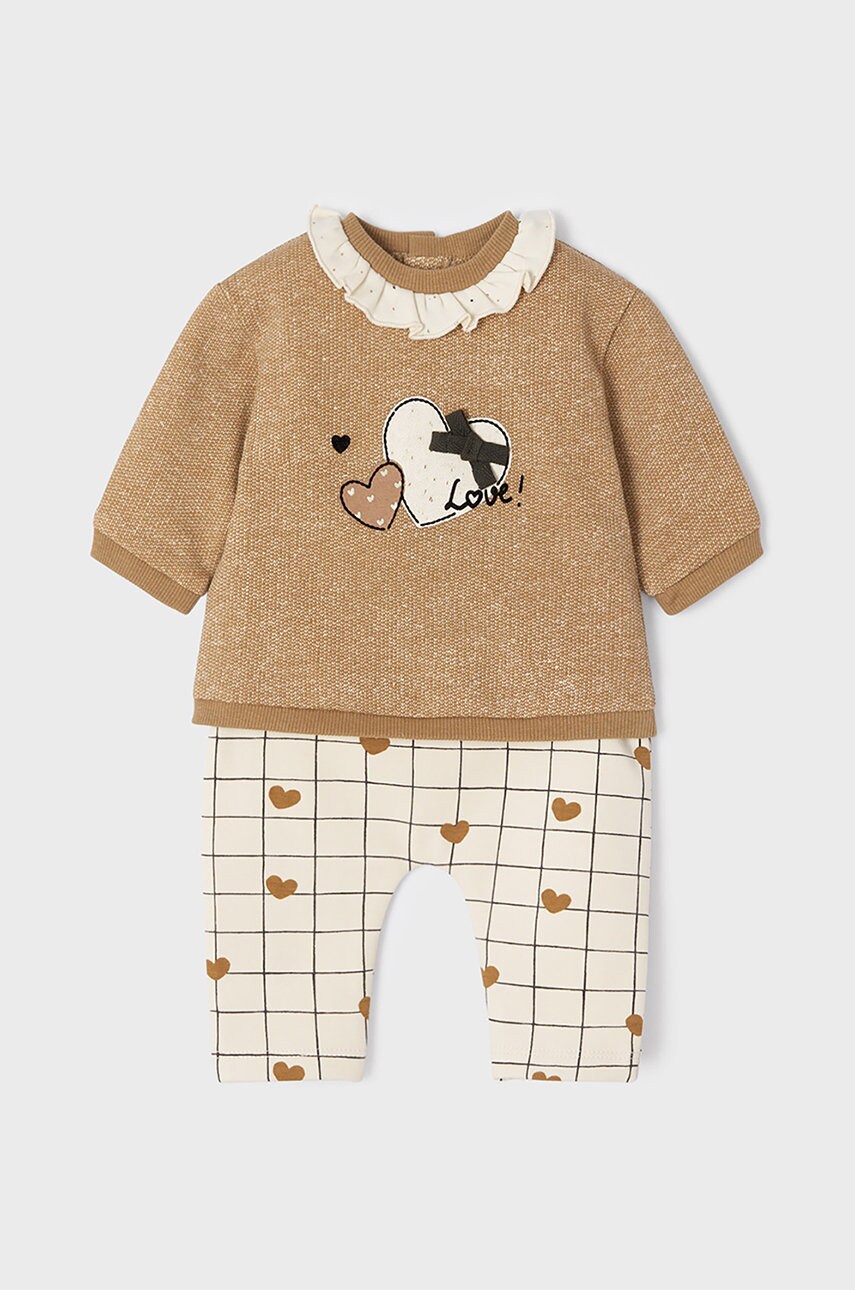 

Дитячий комплект Mayoral Newborn колір коричневий