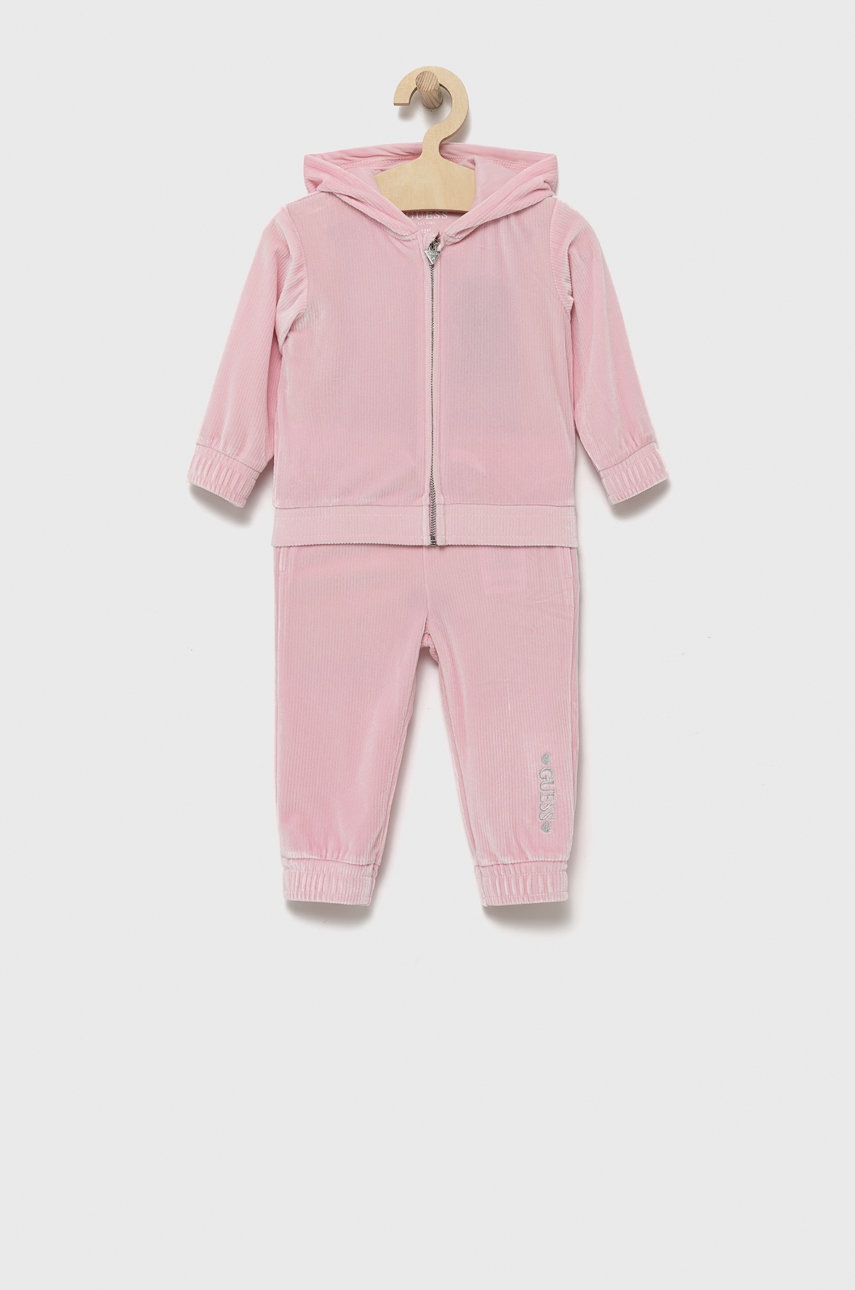 

Детски анцуг Guess в розово, Розов