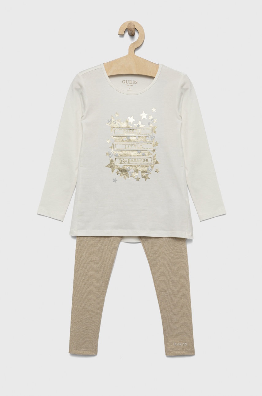 

Детски комплект Guess в бяло, Бял