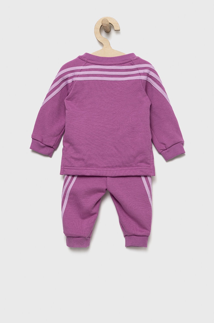 

Детский спортивный костюм adidas цвет фиолетовый