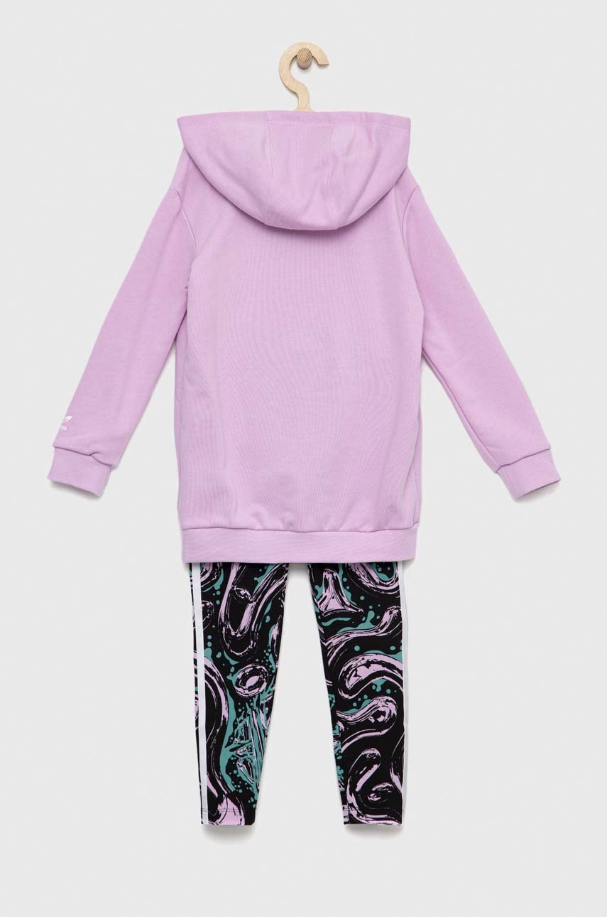 

Дитячий комплект adidas Originals колір рожевий