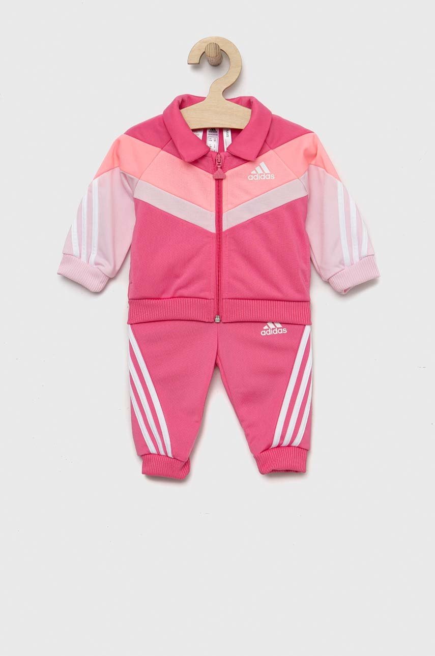 

Детски анцуг adidas Performance в розово, Розов