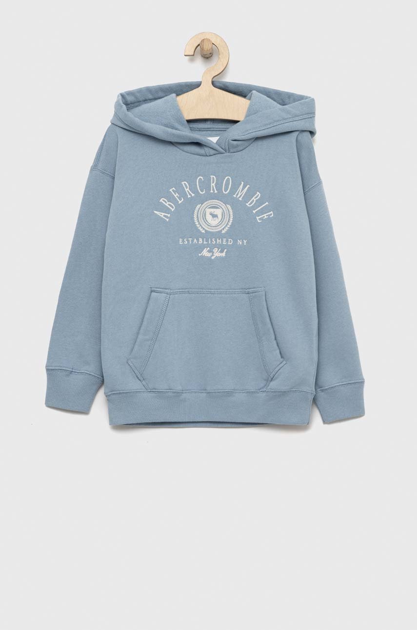 Abercrombie & Fitch bluza copii , cu glugă, cu imprimeu