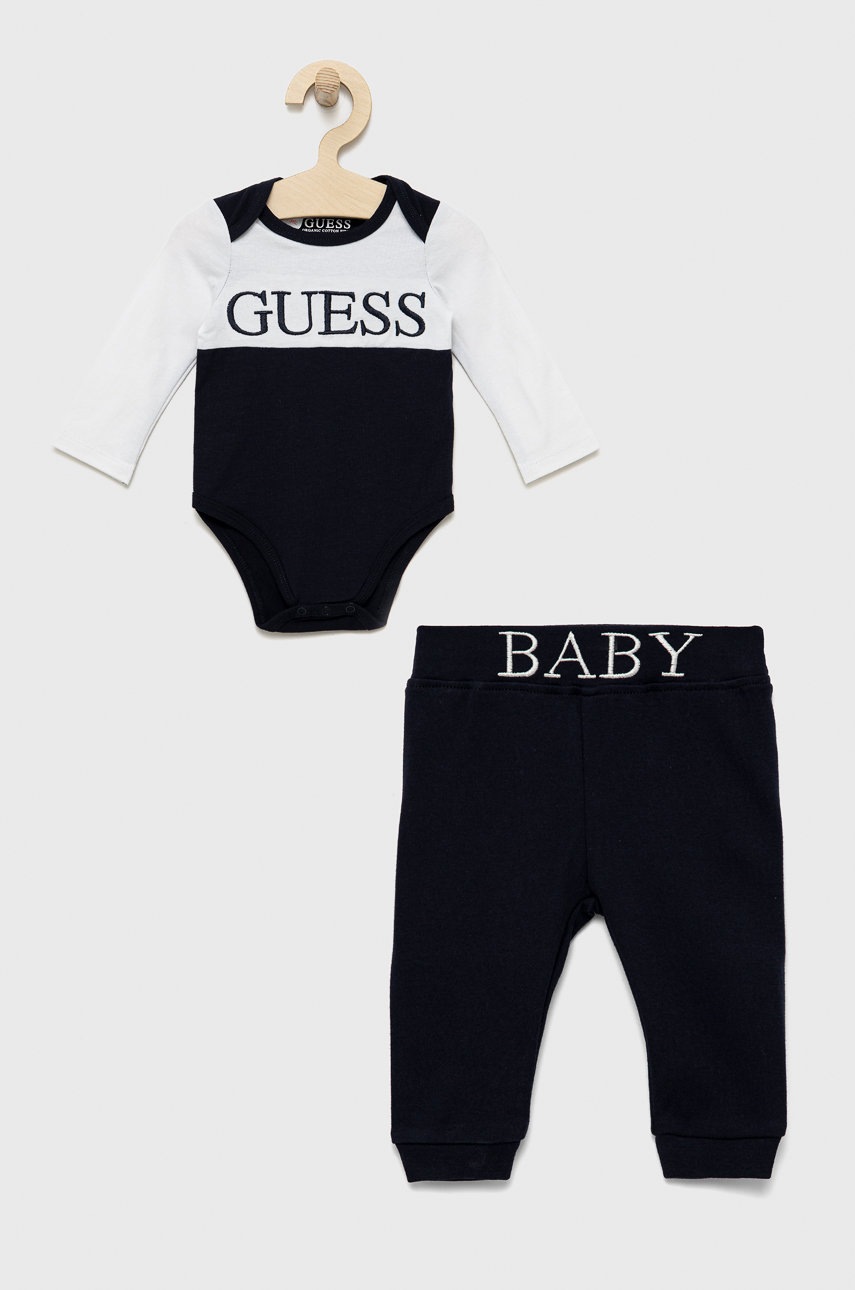 

Детски комплект Guess в тъмносиньо, Тъмносин