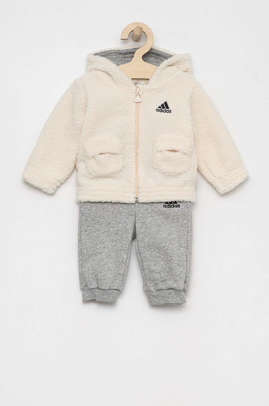 

Детски анцуг adidas Performance в бежово, Бежов