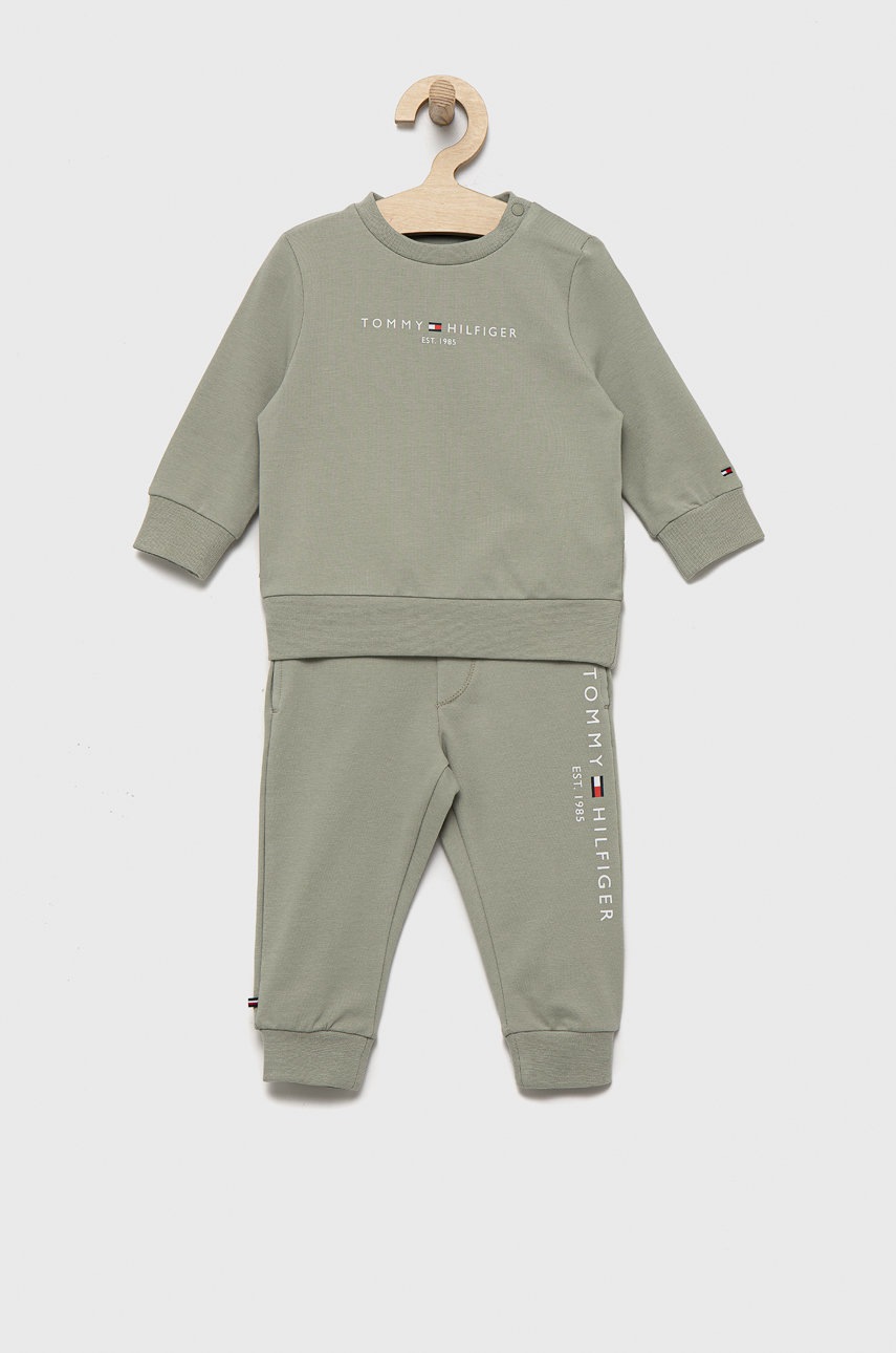 

Детски комплект Tommy Hilfiger в зелено, Зелен