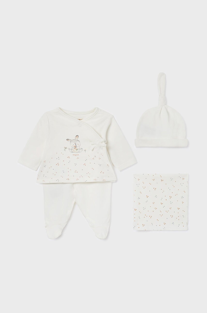 

Комплект для младенцев Mayoral Newborn цвет бежевый