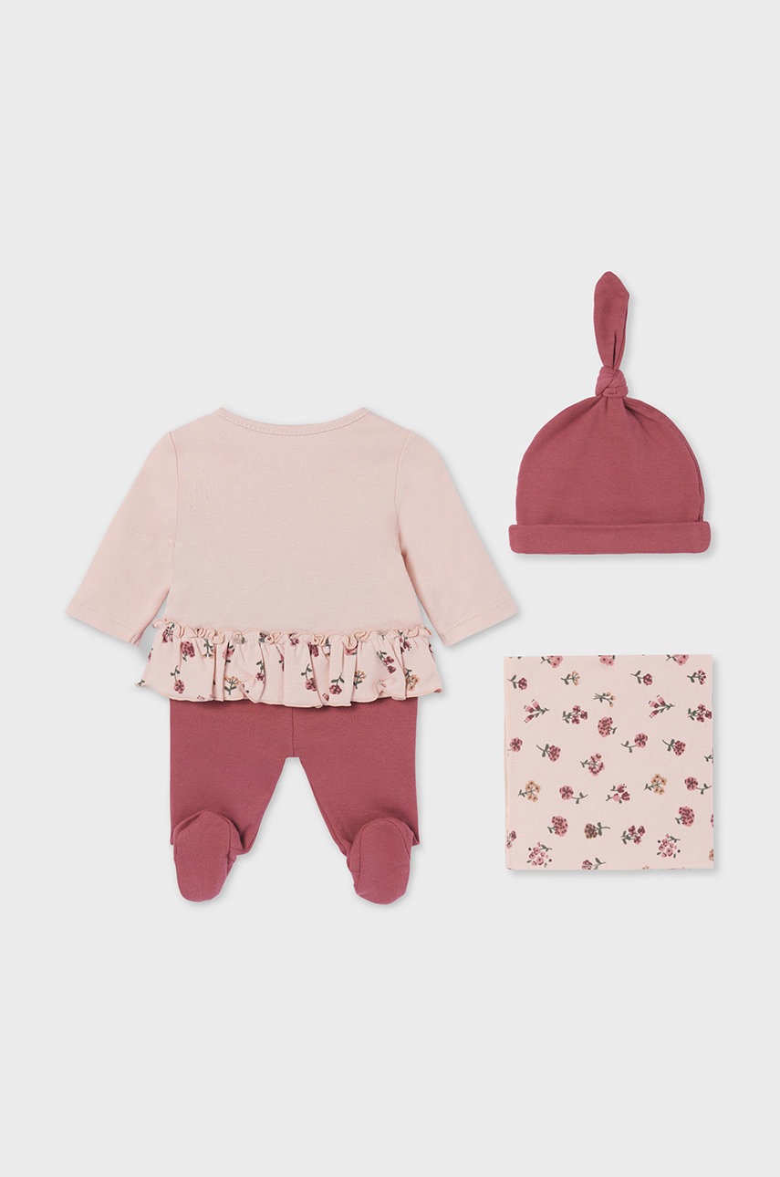 

Комплект для младенцев Mayoral Newborn цвет розовый