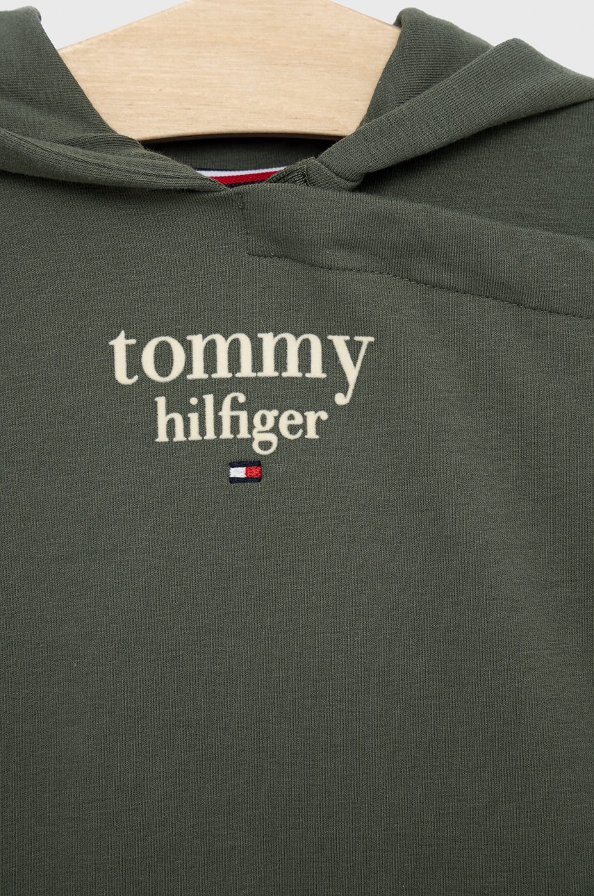 

Дитячий спортивний костюм Tommy Hilfiger колір зелений