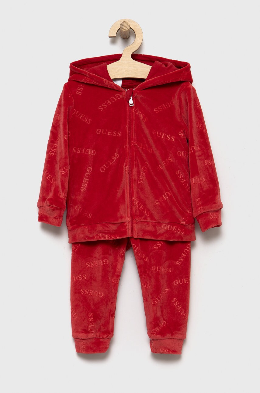 

Дитячий спортивний костюм Guess колір червоний